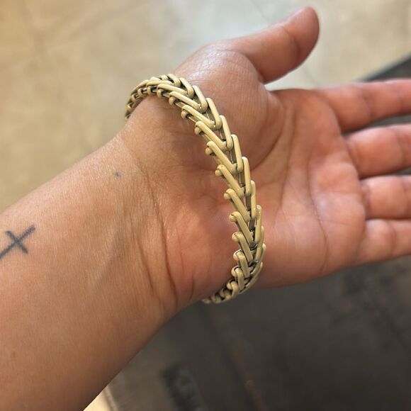 ALEX AND ANI Cream Gypsy Wrap Bracelet Vintage 66 Collection Adjustable - Picture 4 of 7